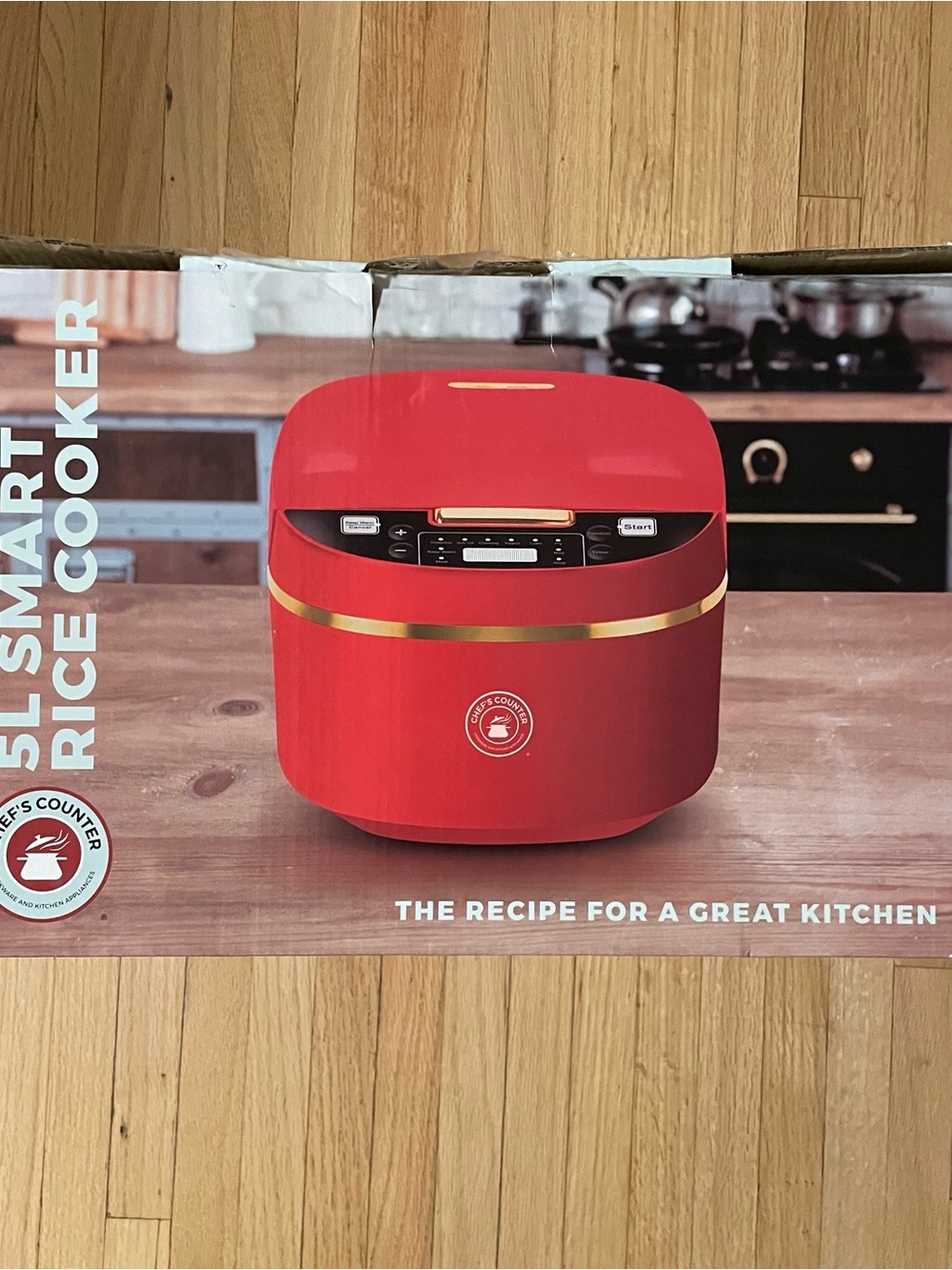 Red Automatic Rice Cooker & Dumpling Press Set - Picture 2 of 10